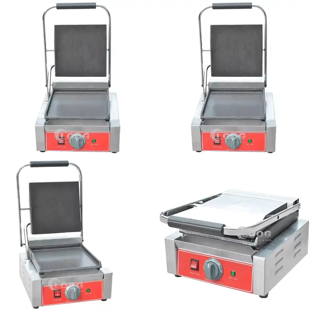 Sandwich Press Panini - Piastra Elettrica Professionale per Panini in