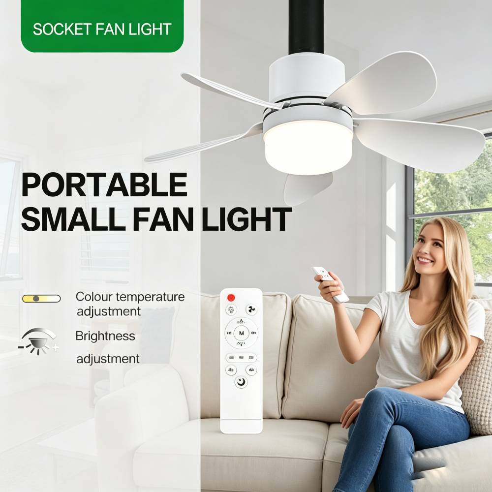 Commercial Kitchen Lights - Ventilatore da soffitto con luce e