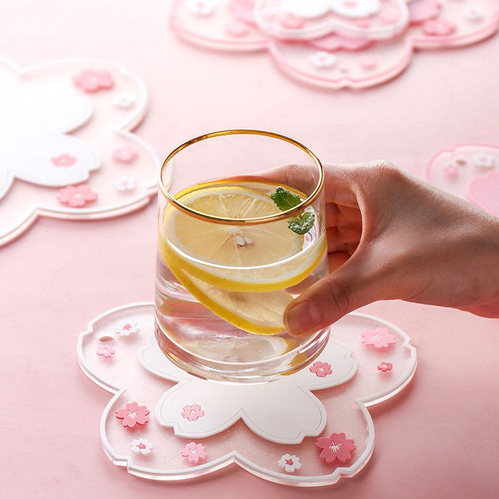 Commercial Kitchen Table - Tappetino isolante termico con fiori di