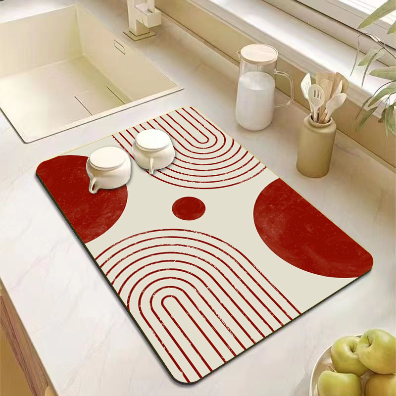 Commercial Kitchen Prep Table - Tappetino Minimalista per Cucina a Forma