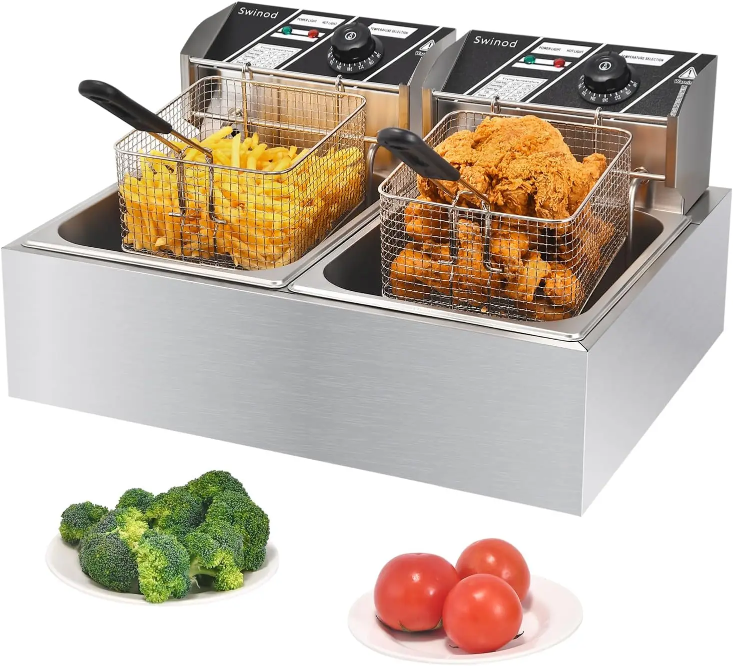 Deep Fryer Commercial - Friggitrice Elettrica Commerciale da Banco con
