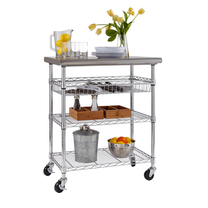 Commercial Kitchen Prep Table - Tavolo da Lavoro Commerciale Personalizzato, Carrello