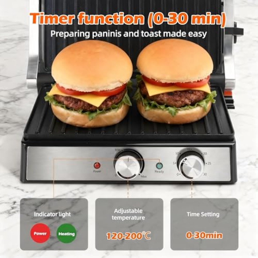 Pressa per Panini con Impostaz - Sandwich Press Panini recensione e prezzo
