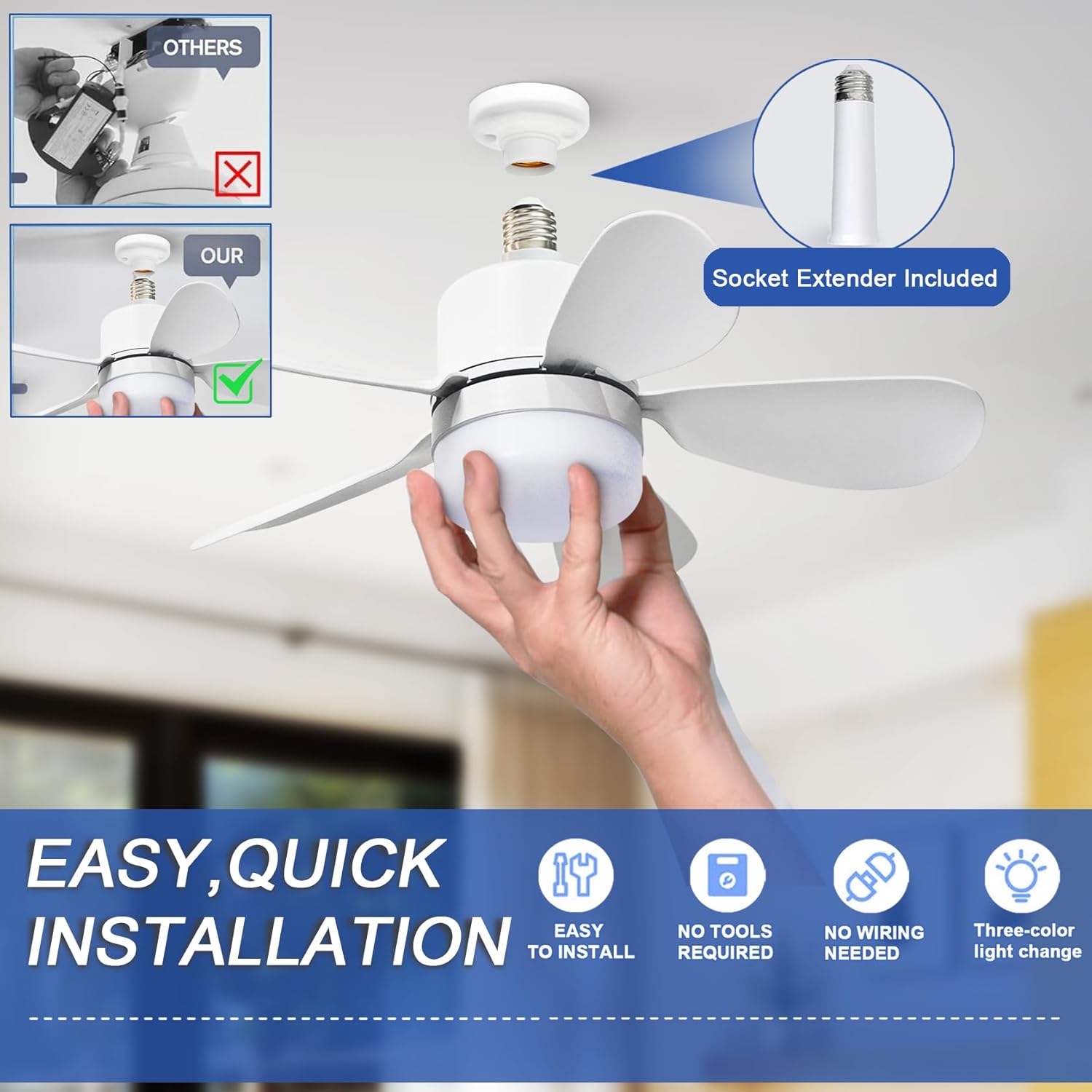 Ventilatore da soffitto con lu - Commercial Kitchen Lights recensione e prezzo