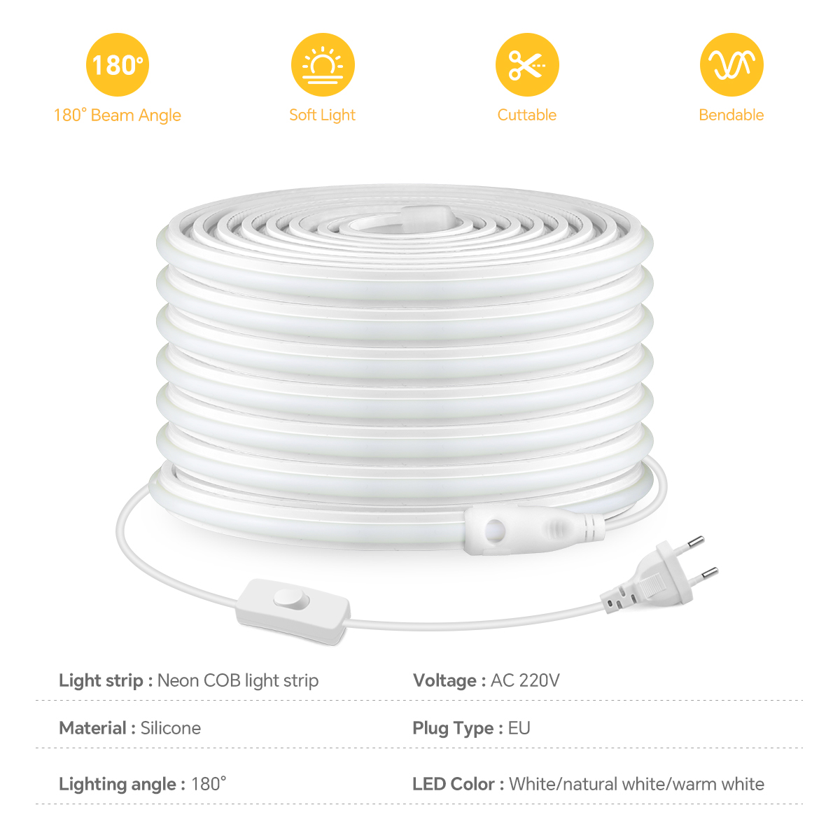 Striscia LED COB 220V Striscia - Commercial Kitchen Lights recensione e prezzo
