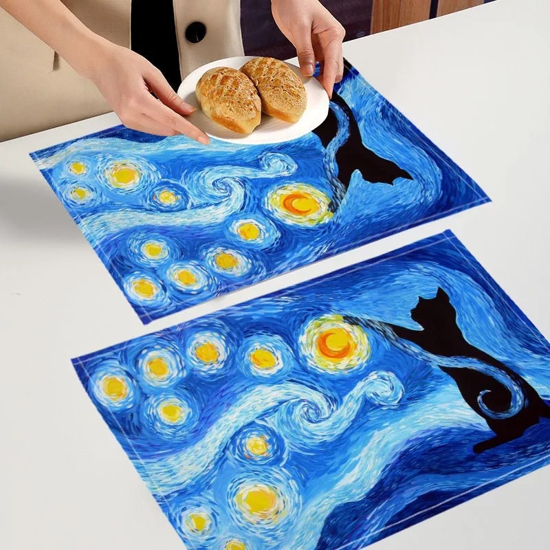 Tovaglietta in Stile Van Gogh, - Commercial Kitchen Table recensione e prezzo
