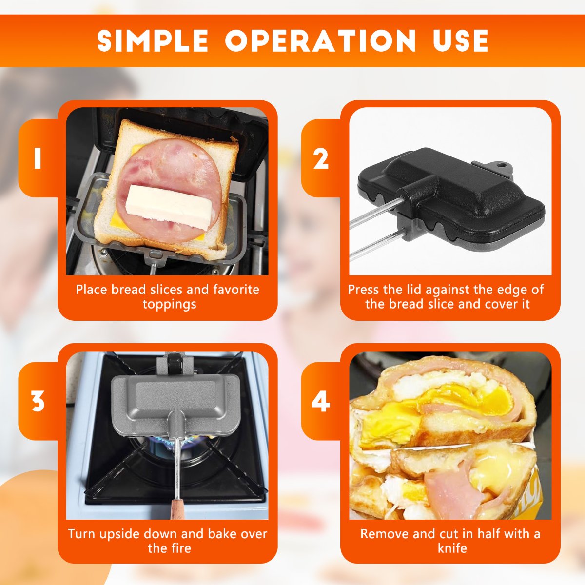 ABUD - Padella per Sandwich a  - Sandwich Press Panini recensione e prezzo