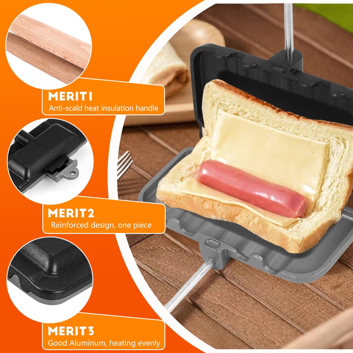 ABUD - Padella per Sandwich a  - Sandwich Press Panini recensione e prezzo