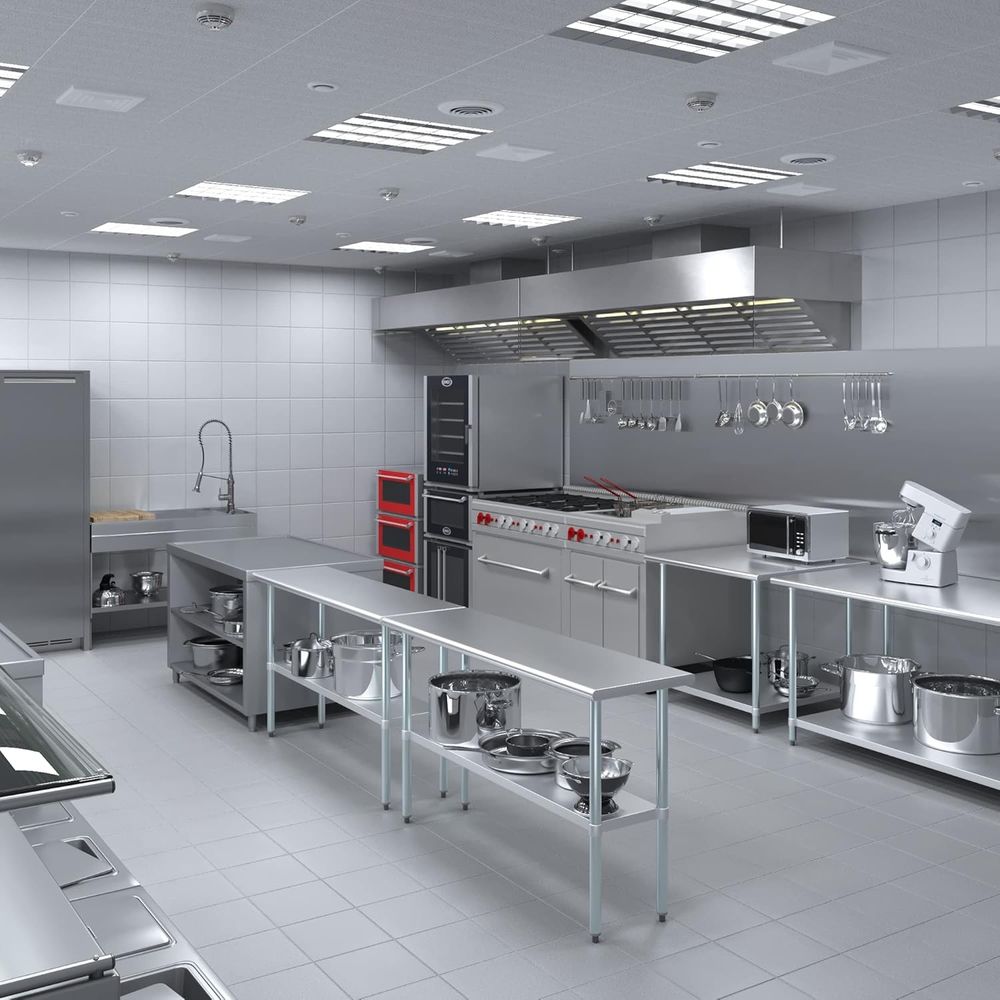 Tavolo in acciaio inossidabile - Commercial Kitchen Prep Table recensione e prezzo