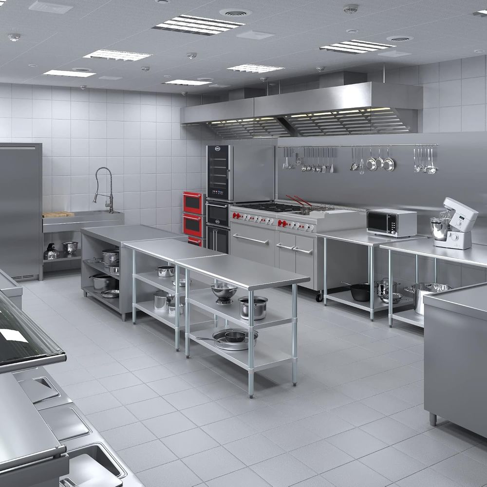 Tavolo in acciaio inossidabile - Commercial Kitchen Prep Table recensione e prezzo