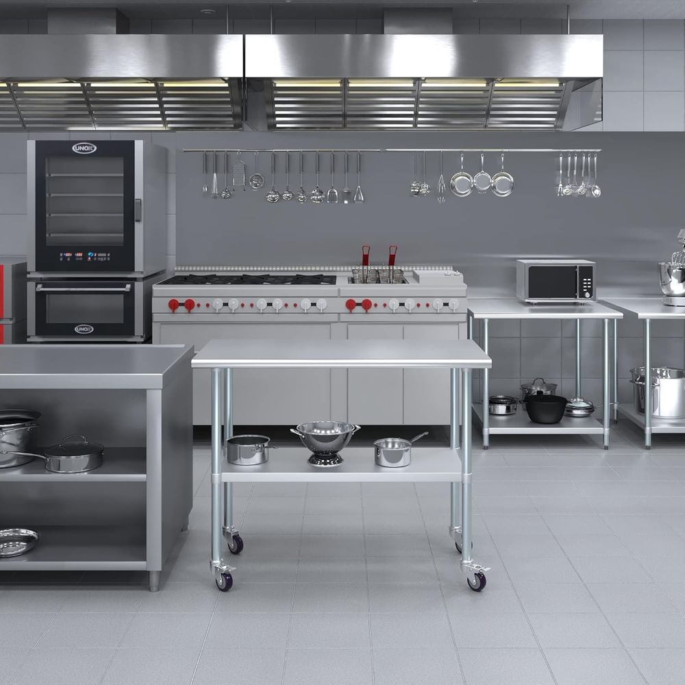 Tavolo in acciaio inossidabile - Commercial Kitchen Prep Table recensione e prezzo