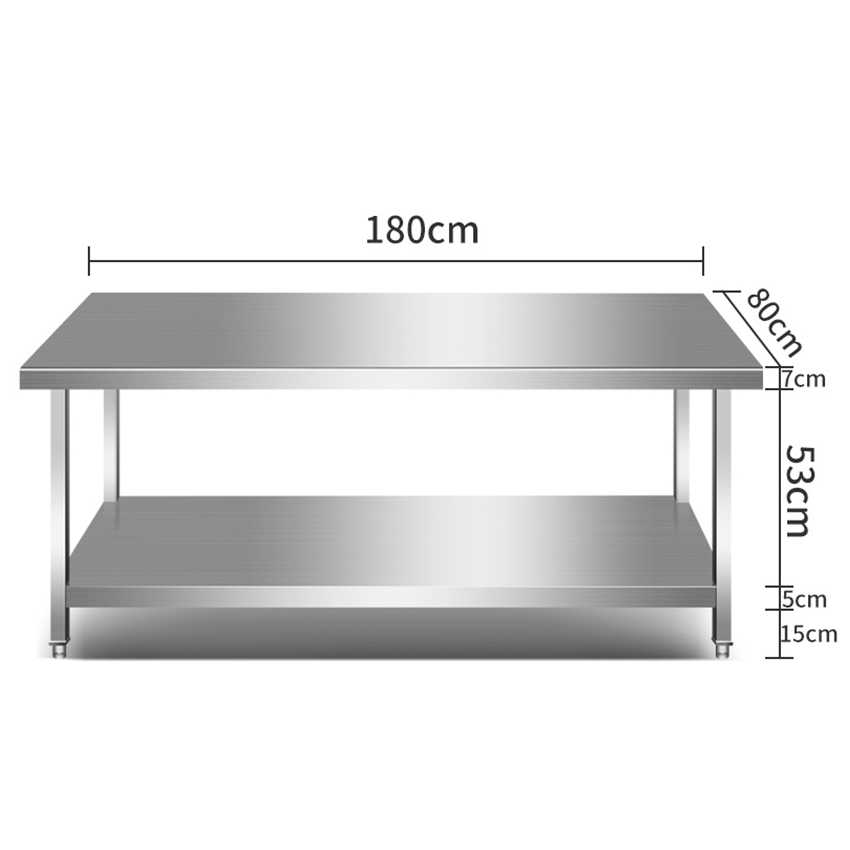 Tavolo da lavoro da cucina com - Commercial Kitchen Prep Table recensione e prezzo
